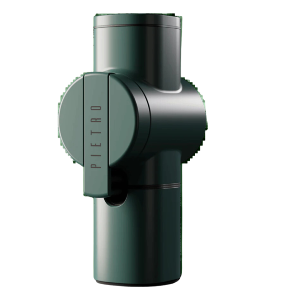 Pietro Manual Flat Burr Coffee Grinder - Forest Green