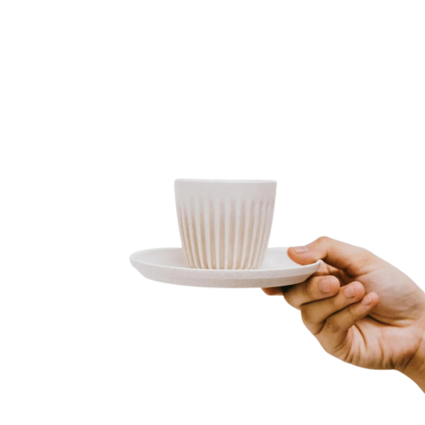 3oz Espresso Huskee Cup - Natural 4 pack - Image 2