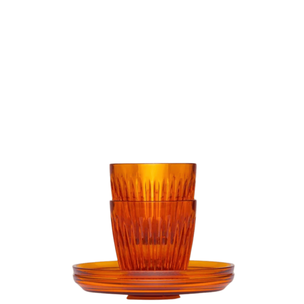 3oz Espresso HuskeeRenew Cup - Amber Set of 2