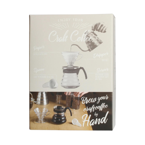 Hario V60 Coffee Maker Set - Dripper + Server + Filters - Image 2